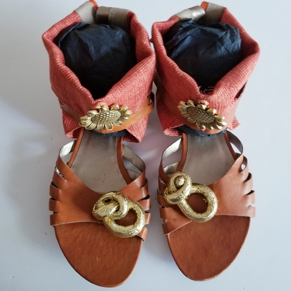 Bumper Shoes - ❌SOLD❌ Vintage Bumper Burnt Orange Sandals
